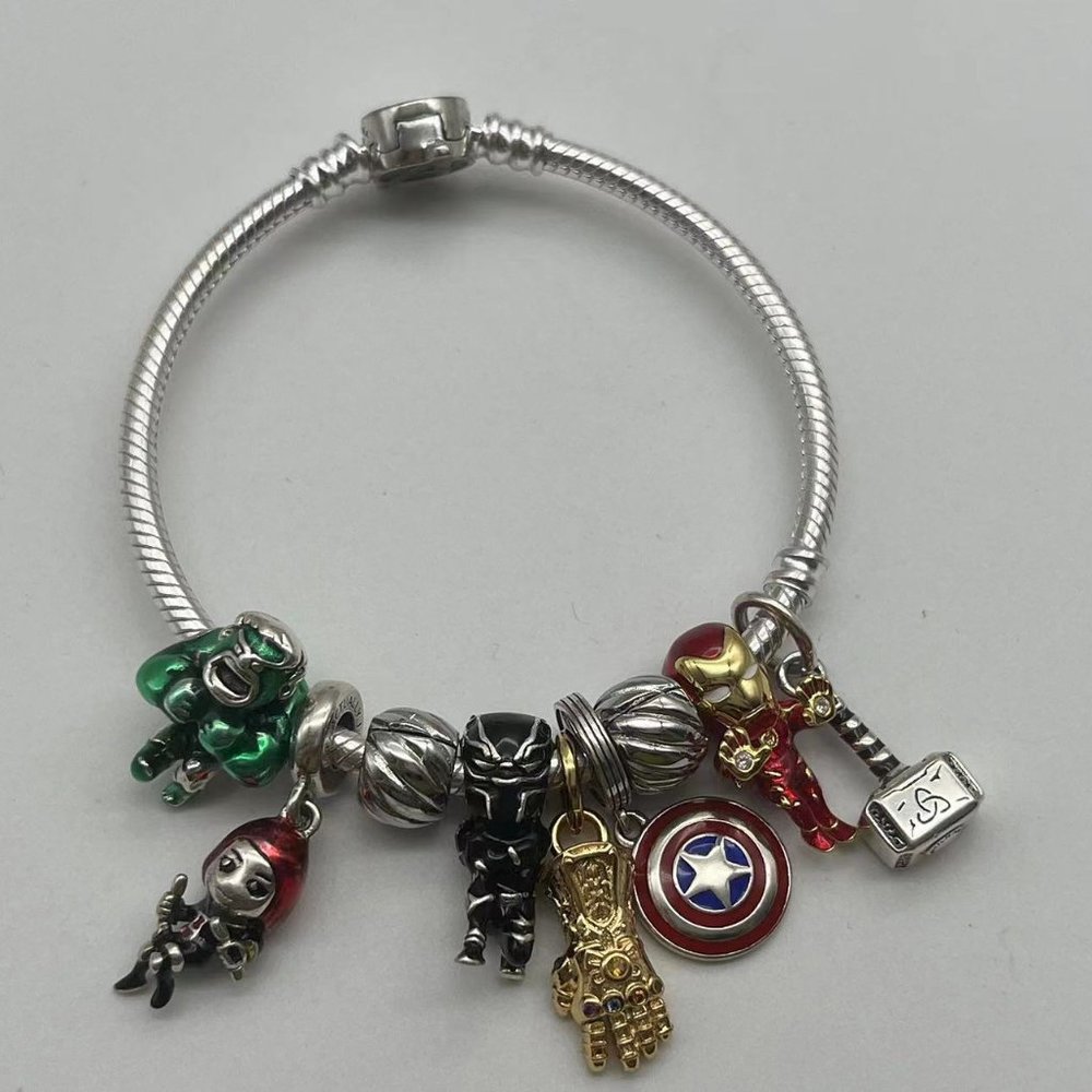 Pandora Marvel Heroes Rally Bracelet And Multiple Pendant